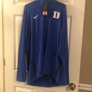 Men’s dri fit hoody zip up. Size large. Duke